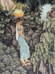 Custom Roman Blind Thai Exotic Forest, Oriental Pattern - thumbnail 1
