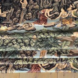 Custom Roman Blind Thai Exotic Forest, Oriental Pattern - thumbnail 3