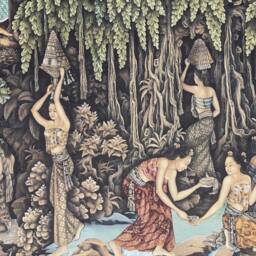 Custom Roman Blind Thai Exotic Forest, Oriental Pattern - thumbnail 2