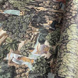 Custom Roman Blind Thai Exotic Forest, Oriental Pattern - thumbnail 4