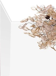Hanging Ceiling Light Chandeliers With Gold Leaves & Flowers For Dining Table Or Living Room - thumbnail 3