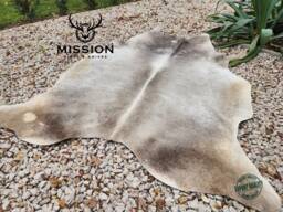 xl Gray Amazing Cowhide Rug Tapis Peau De Vache Cow Hide - thumbnail 1