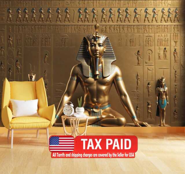 Egyptian Pharaohs Monument Wallpaper Mural, Peel & Stick Wall Decal - image 1