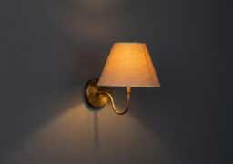 Brass Mid Century 1950S Raw Wall Sconce Multiple Finishes Scoop Modern Light Bathroom Vanity Lighting