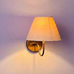 Brass Mid Century 1950S Raw Wall Sconce Multiple Finishes Scoop Modern Light Bathroom Vanity Lighting - thumbnail 3