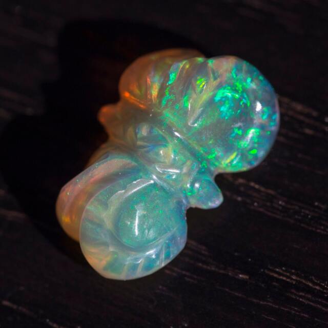 Opal Butterfly Carving - 3.1 Cts - image 1