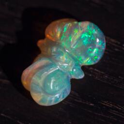 Opal Butterfly Carving - 3.1 Cts - thumbnail 1