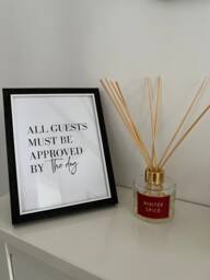All Guests Must Be Approved By The Dog Or Dogs Animal Wall Decor Simple Print - thumbnail 1