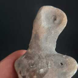 Ochre Painted Terracotta Great Mother Goddess Statue Replica - thumbnail 2