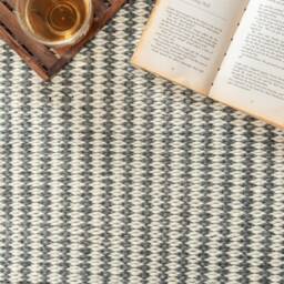 Hand Woven , Handmade Carpet Modern Style New Zealand & Blended Wool Indoor Rug. Entryway Or Runner - Therugbasket - thumbnail 3