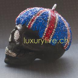 Union Jack Encrusted Skull - thumbnail 3
