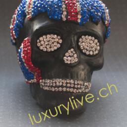 Union Jack Encrusted Skull - thumbnail 2