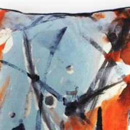 Abstract Cushion, Velvet Cushion Cover 50 X 50, Decorative Pillows, Throw Pillow, Covers Uk, Pillows - thumbnail 2