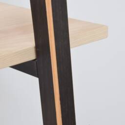 Bookcase in Solid Ash Wood With 5 Shelves, Made Italy - thumbnail 4