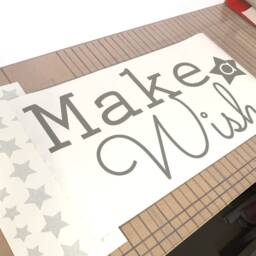 Make A Wish Wall Sticker, Make Decal, Art, Decor, Nursery Stickers - thumbnail 3