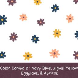 Daisy Wall Decals - Flower Stickers, Floral Nursery Decor, Kids Room Art, Removable Decor - thumbnail 3