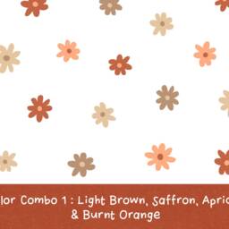 Daisy Wall Decals - Flower Stickers, Floral Nursery Decor, Kids Room Art, Removable Decor - thumbnail 2