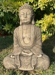 stone Garden Large Maze Robe Buddha Natural Gift Concrete Ornament
