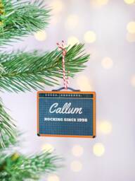 Personalised Music Amp Christmas Tree Decoration, Custom Guitar Ornament, Perfect Gift For Lovers, Rock-Themed Xmas Decor - thumbnail 1