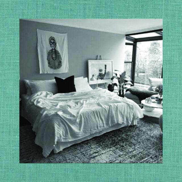 Teal Linen Coverlet Bedspread - Soft Bedding- 100% Flax Fabric Made To Order in The Usa - image 1