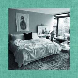 Teal Linen Coverlet Bedspread - Soft Bedding- 100% Flax Fabric Made To Order in The Usa - thumbnail 1