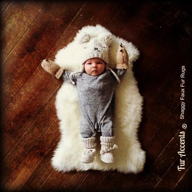 Faux Fur Sheepskin Rug - Common Sheep Skin Shaggy Soft New Sizes & Colors - image 1