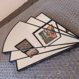 Art Deco Fan Mirror, Wall Mirror - thumbnail 2