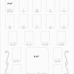 16x20 School Years Picture Frame Personalized With Name Dark Frame, Birth Thru 12Th Grade - Holds 2x3 & 5x7 Pictures To Graduation - thumbnail 2
