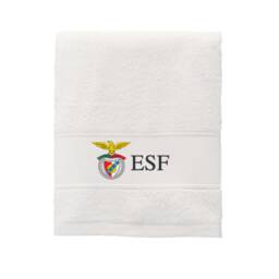 White Bath Towel 100x150 - Benfica - thumbnail 2