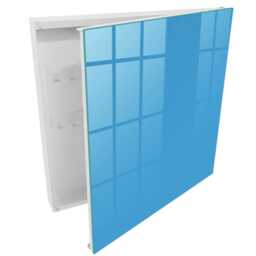 Blue Water Wall Mounted Key Cabinet, Box For Home, Minimalist Backgrounds & Patterns, Lovers Of Minimalism Peace - thumbnail 2