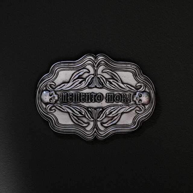 Memento Mori Casket Plaque Wall Hanging - Silver - Gothic Gallery Home Decor By The Blackened Teeth