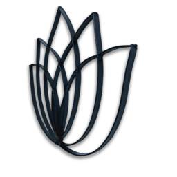 Lotus Metal Art Flower Wall D??cor & Sculpture - thumbnail 2
