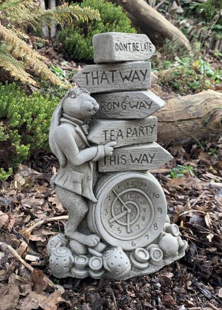 March Hare - Alice in Wonderland Stone Garden Ornament - image 1