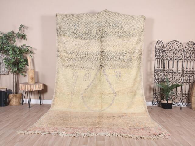 Vintage Boujaad Rug, Authentic Moroccan Rug 6x10 Ft - image 1