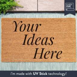 Your Ideas Here Personalized Doormat - Make Ideas Come To Life Customized Door Mat Gift Housewarming Unique - thumbnail 4