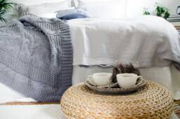 Linen Duvet Cover in Handmade, 100% Linen Bedding, Light Grey Bedlinen, European Flax, King, Queen, Full, Single, Custom Sizes Avaiable