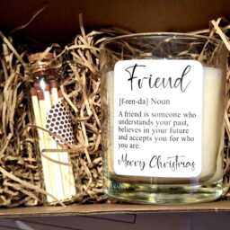 Bridesmaid Fragranced Candle With Matches, Gift Wrapped, Set, Proposal Idea, Wedding, Mother Of The Bride/Groom, Personalisable Candles - thumbnail 4