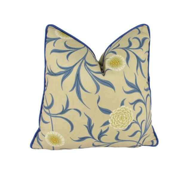William Morris - Scroll Parchment/Mineral Cushion Cover Throw Pillow Designer Home Decor - image 1