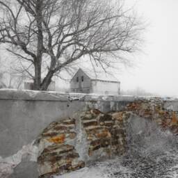 Farmhouse Print, Decor, Barn Art, Rustic Home Rock Wall , Black & White Country Farm Print - thumbnail 2