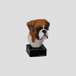 Boxer, Dog Marble Statue, Painted, Limited Edition, Make Your Own Artdog. Made Of Cold Cast Bronze. Perfect Gift. Limited Edition - thumbnail 4