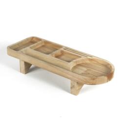 Wood Desk Organizer, Modern Table Accessories, Phone, Pencil, Business Card Holder, Design Wooden Storage - thumbnail 4