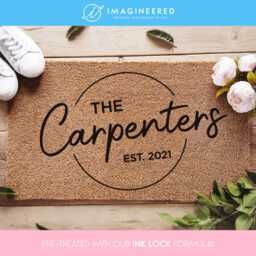 Cute Custom Door Mat - Personalized Doormat Wedding Gifts Closing Housewarming New Home Established Date - thumbnail 1