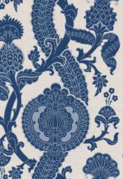Shalkar in Indigo-Damask - This Listing Is For One Pillow - thumbnail 1