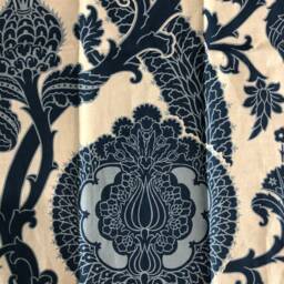 Shalkar in Indigo-Damask - This Listing Is For One Pillow - thumbnail 2
