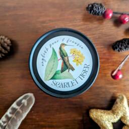 Natural Soy Candle Tins, Birds & Butterflies, Vintage Nature, 100Ml - thumbnail 3