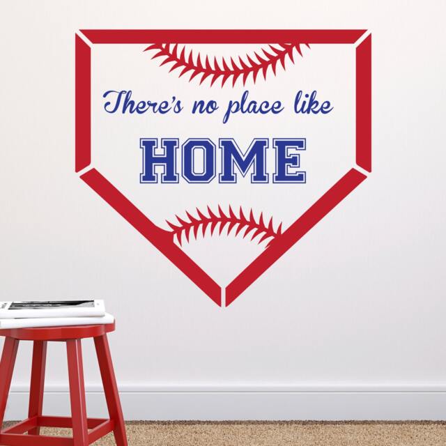 Home Plate - Wall Decal Custom Vinyl Art Stickers For Homes, Remodelers, Cabins, & Interior Designers - image 1