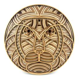 "Layered 3D Wood Art - ""Lambert The Lion" - thumbnail 1