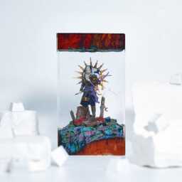 Clair Obscur Expedition 33 Resin Lamp, Diorama Verso Lamp, Epoxy Night Light, Figure Wood Lamp, Valentine Gift, Gaming Decor - thumbnail 1