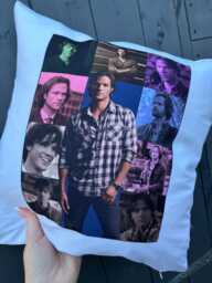 Sam Winchester Eras Cushion Supernatural Tv Show Fan Gift - thumbnail 1