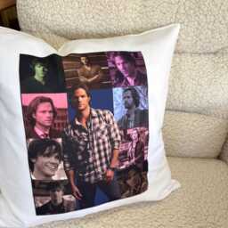 Sam Winchester Eras Cushion Supernatural Tv Show Fan Gift - thumbnail 2